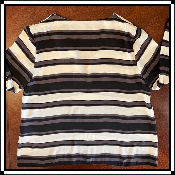 ZARA Striped Blouse (NWT) - Picture 7 of 8